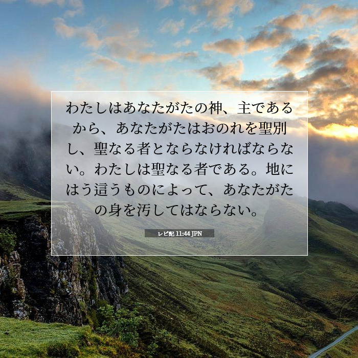 レビ記 11:44