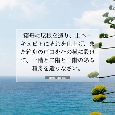 創世記 6:16 聖書の一節の解説