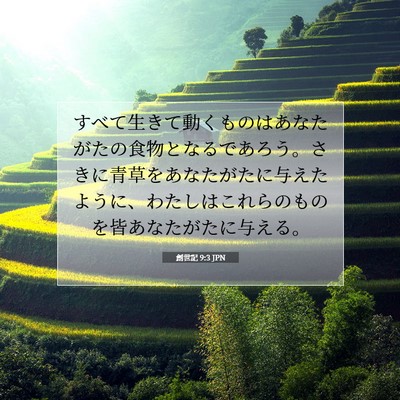 創世記 9:3 聖書の一節の解説