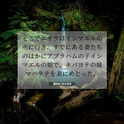 創世記 28:9 聖書の一節の解説
