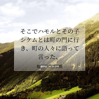 創世記 34:20 聖書の一節の解説