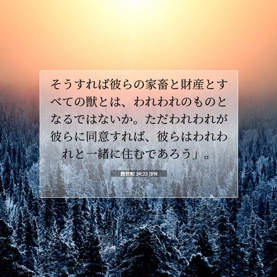 創世記 34:23 聖書の一節の解説