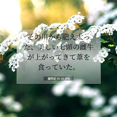創世記 41:18 聖書の一節の解説
