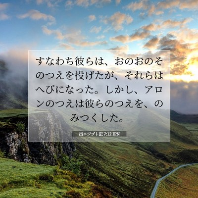 出エジプト記 7:12 聖書の一節の解説