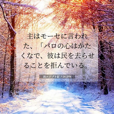 出エジプト記 7:14 聖書の一節の解説
