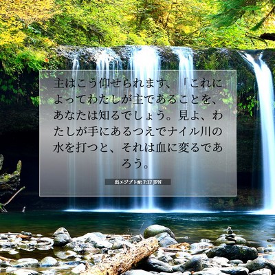 出エジプト記 7:17 聖書の一節の解説