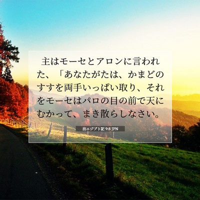 出エジプト記 9:8 聖書の一節の解説