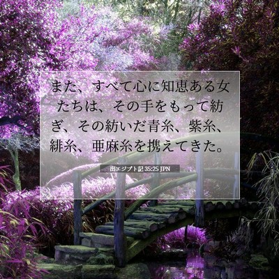 出エジプト記 35:25 聖書の一節の解説