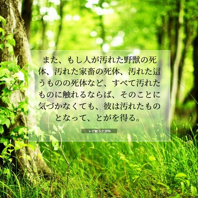 レビ記 5:2 聖書の一節の解説