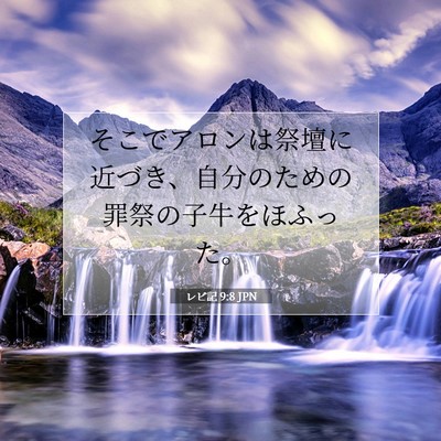 レビ記 9:8 聖書の一節の解説