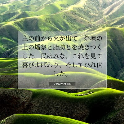 レビ記 9:24 聖書の一節の解説