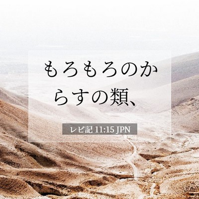 レビ記 11:15 聖書の一節の解説