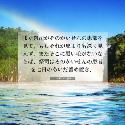 レビ記 13:31 聖書の一節の解説
