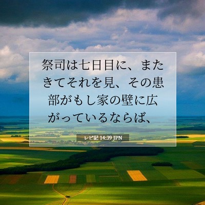 レビ記 14:39 聖書の一節の解説