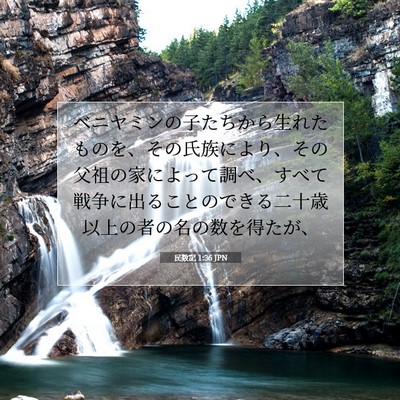 民数記 1:36 聖書の一節の解説