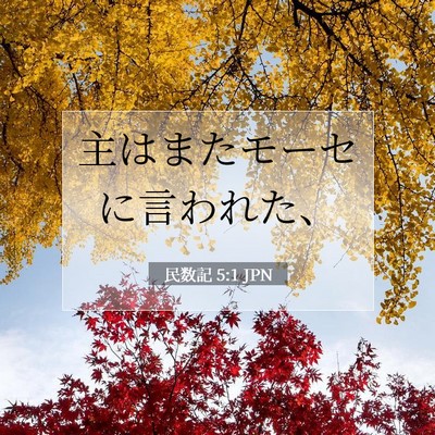 民数記 5:1 聖書の一節の解説