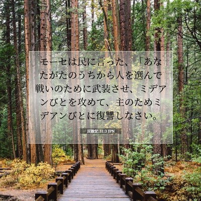 民数記 31:3 聖書の一節の解説