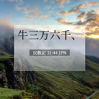 民数記 31:44 聖書の一節の解説