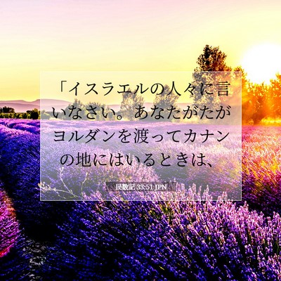 民数記 33:51 聖書の一節の解説