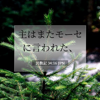 民数記 34:16 聖書の一節の解説