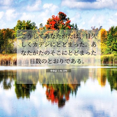 申命記 1:46 聖書の一節の解説