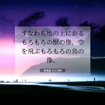 申命記 4:17 聖書の一節の解説