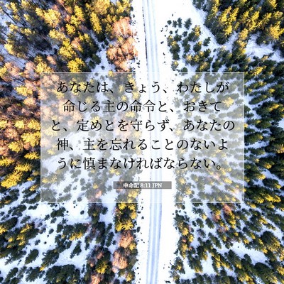 申命記 8:11 聖書の一節の解説