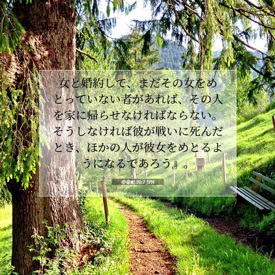 申命記 20:7 聖書の一節の解説