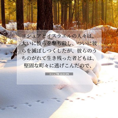 ヨシュア記 10:20 聖書の一節の解説