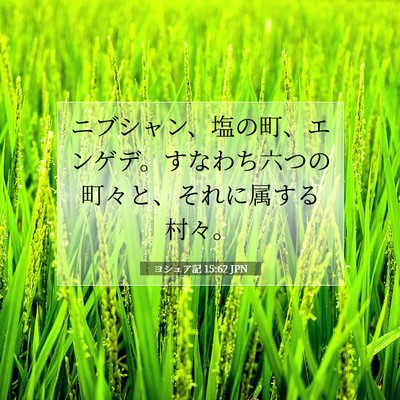 ヨシュア記 15:62 聖書の一節の解説