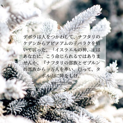 士師記 4:6 聖書の一節の解説