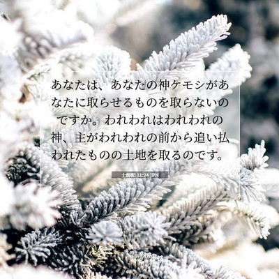 士師記 11:24 聖書の一節の解説