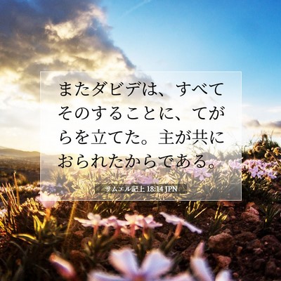 サムエル記上 18:14 聖書の一節の解説