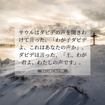 サムエル記上 26:17 聖書の一節の解説