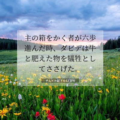 サムエル記下 6:13 聖書の一節の解説