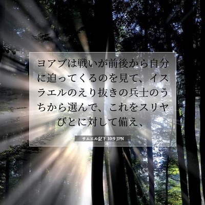 サムエル記下 10:9 聖書の一節の解説