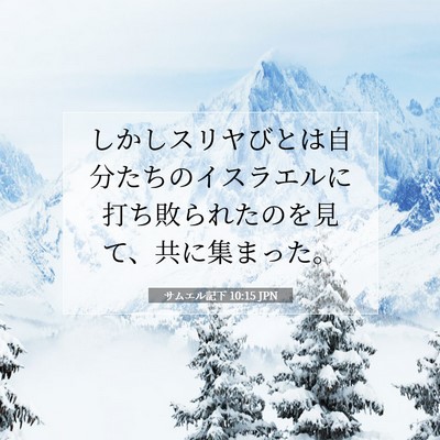 サムエル記下 10:15 聖書の一節の解説