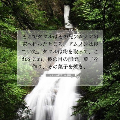 サムエル記下 13:8 聖書の一節の解説