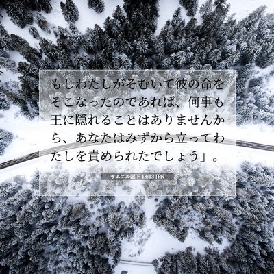 サムエル記下 18:13 聖書の一節の解説