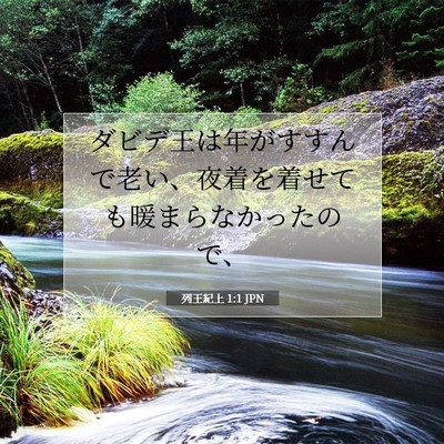 列王紀上 1:1 聖書の一節の解説