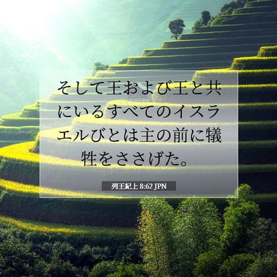 列王紀上 8:62 聖書の一節の解説