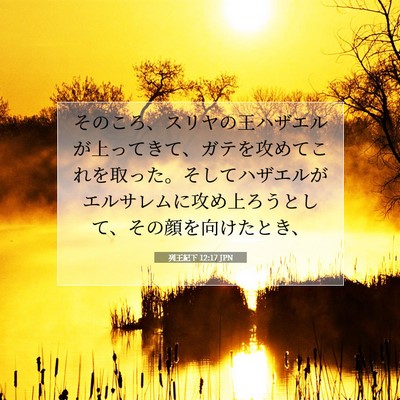 列王紀下 12:17 聖書の一節の解説