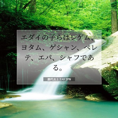 歴代志上 2:47 聖書の一節の解説