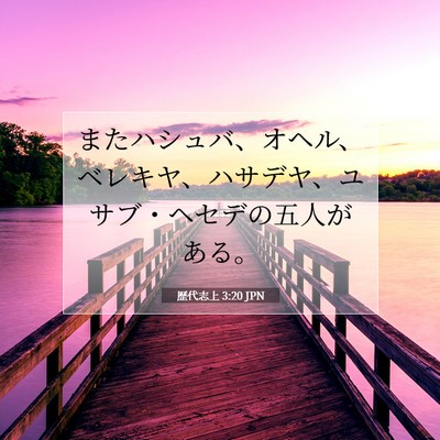 歴代志上 3:20 聖書の一節の解説