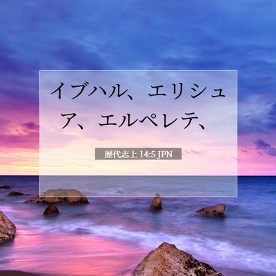 歴代志上 14:5 聖書の一節の解説