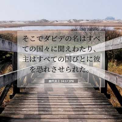 歴代志上 14:17 聖書の一節の解説