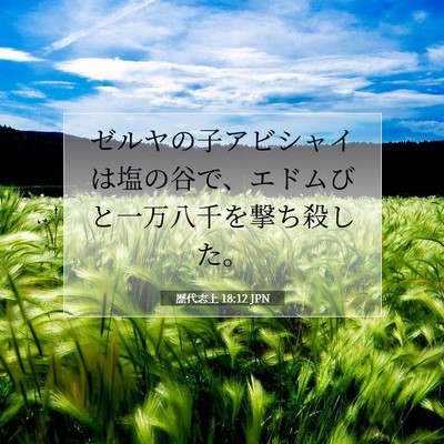 歴代志上 18:12 聖書の一節の解説