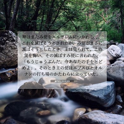歴代志上 21:15 聖書の一節の解説