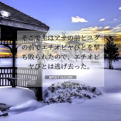 歴代志下 14:12 聖書の一節の解説