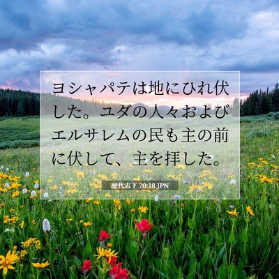 歴代志下 20:18 聖書の一節の解説
